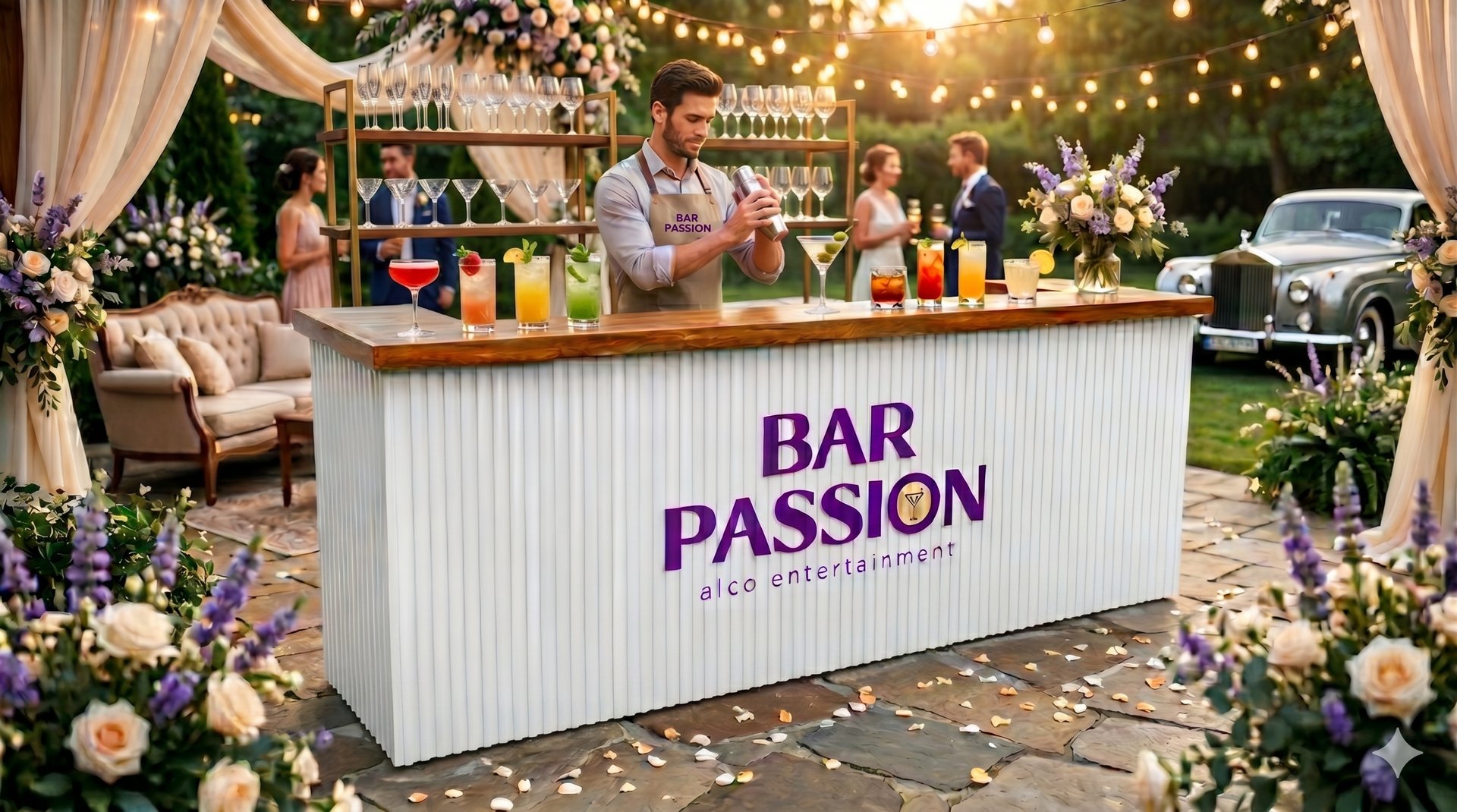 Bar Passion counter setup